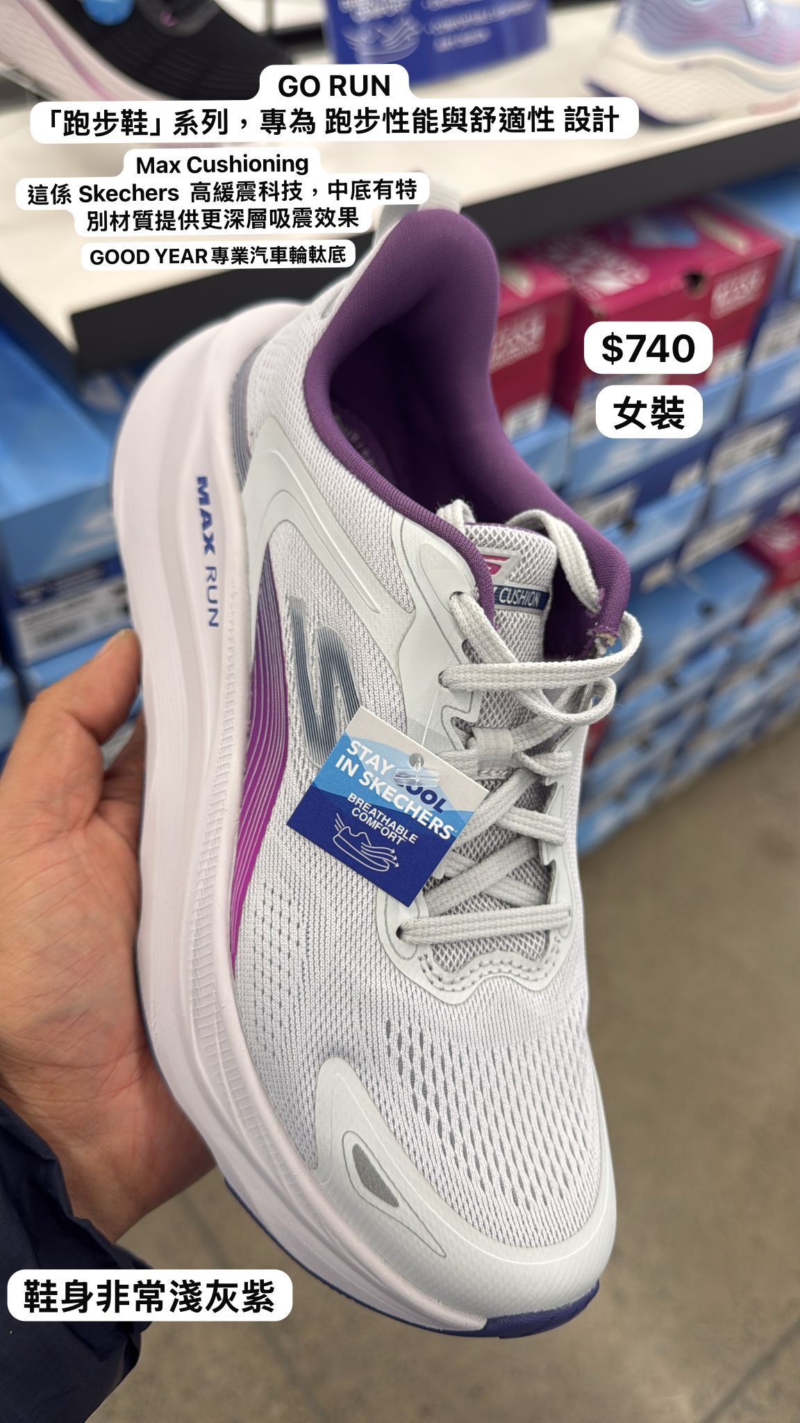 2601B10 Skechers  GO RUN系列女裝鞋