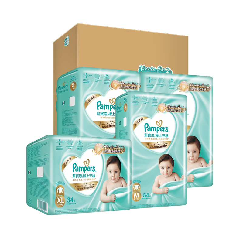 【箱購免運】Pampers 幫寶適 極上守護 黏貼型紙尿褲/尿布