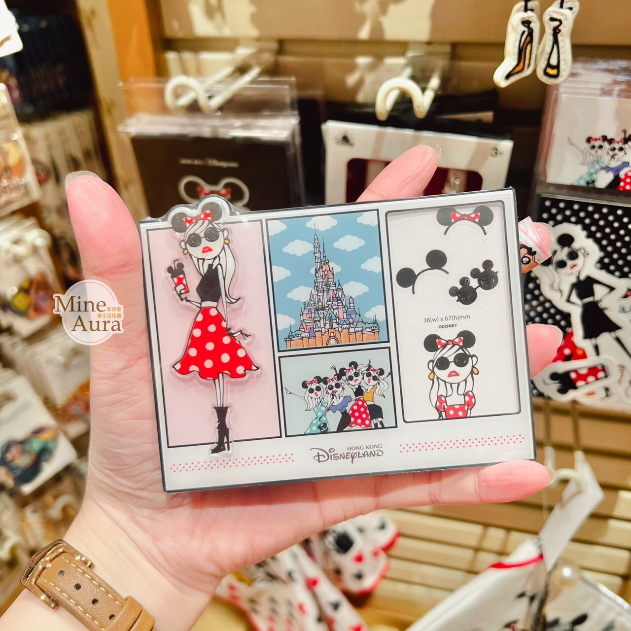 Daichi Miura 設計師系列 造型 磁鐵 相框 -香港迪士尼樂園