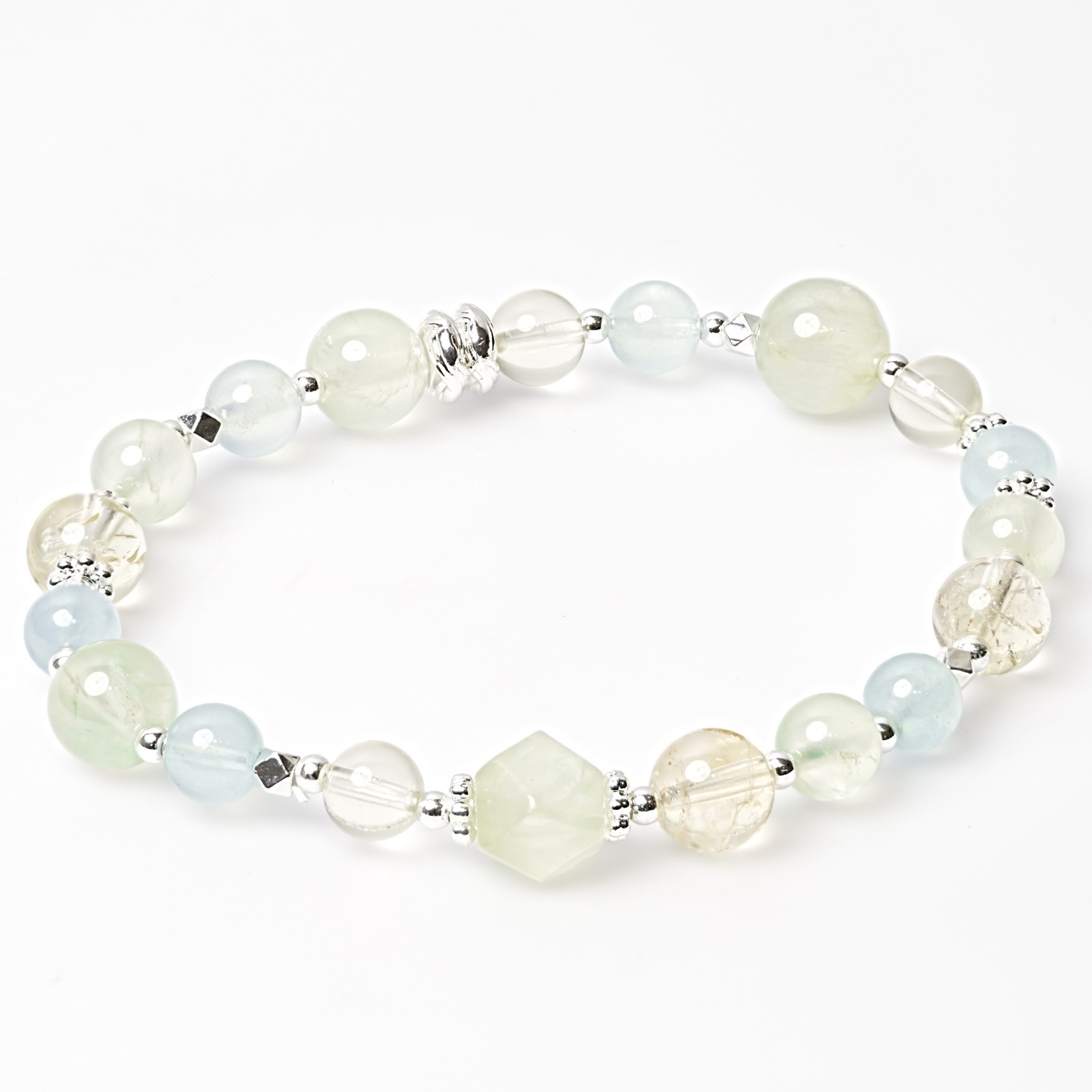 節制之年｜平衡、和諧、溝通｜葡萄石·黃阿賽·海藍寶·黃水晶