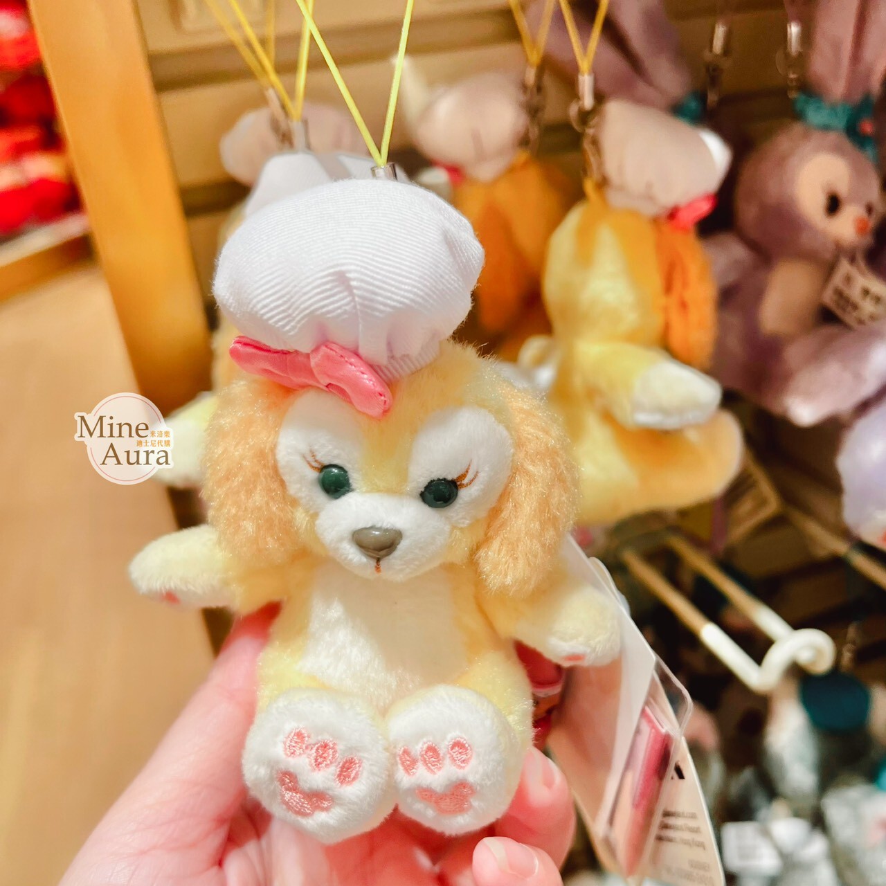 可琦安 餅乾 CookieAnn 坐姿 吊飾 鑰匙圈 -香港迪士尼樂園