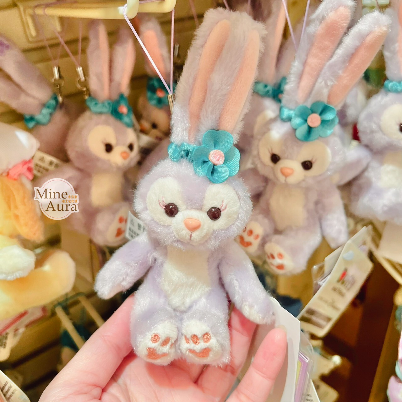 史黛拉露 星黛露 StellaLou 坐姿 絨毛 吊飾 鑰匙圈 -香港迪士尼樂園