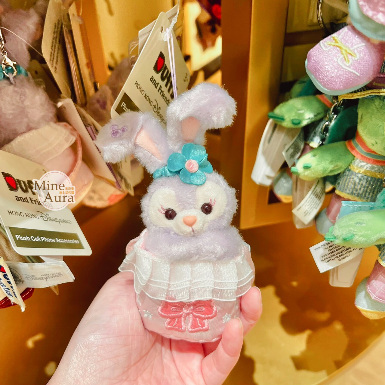 D&F捉迷藏系列 史黛拉露 星黛露 StellaLou 手機 吊飾-香港迪士尼樂園