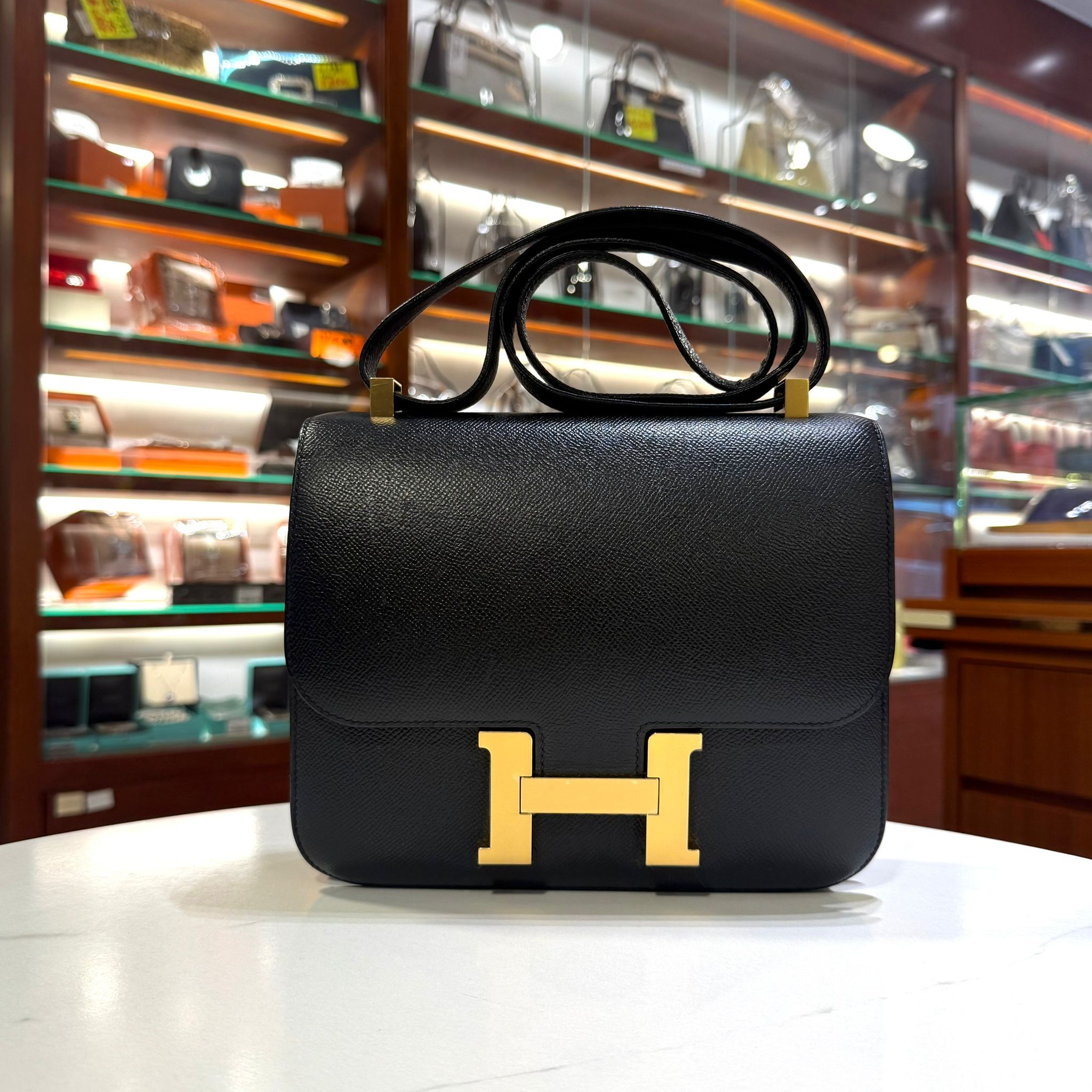 98%NEW二手CONSTANCE 24 X刻 89/NOIR GHW EPSOM 黑色金扣 #C24 #康康包 #香榭站正品