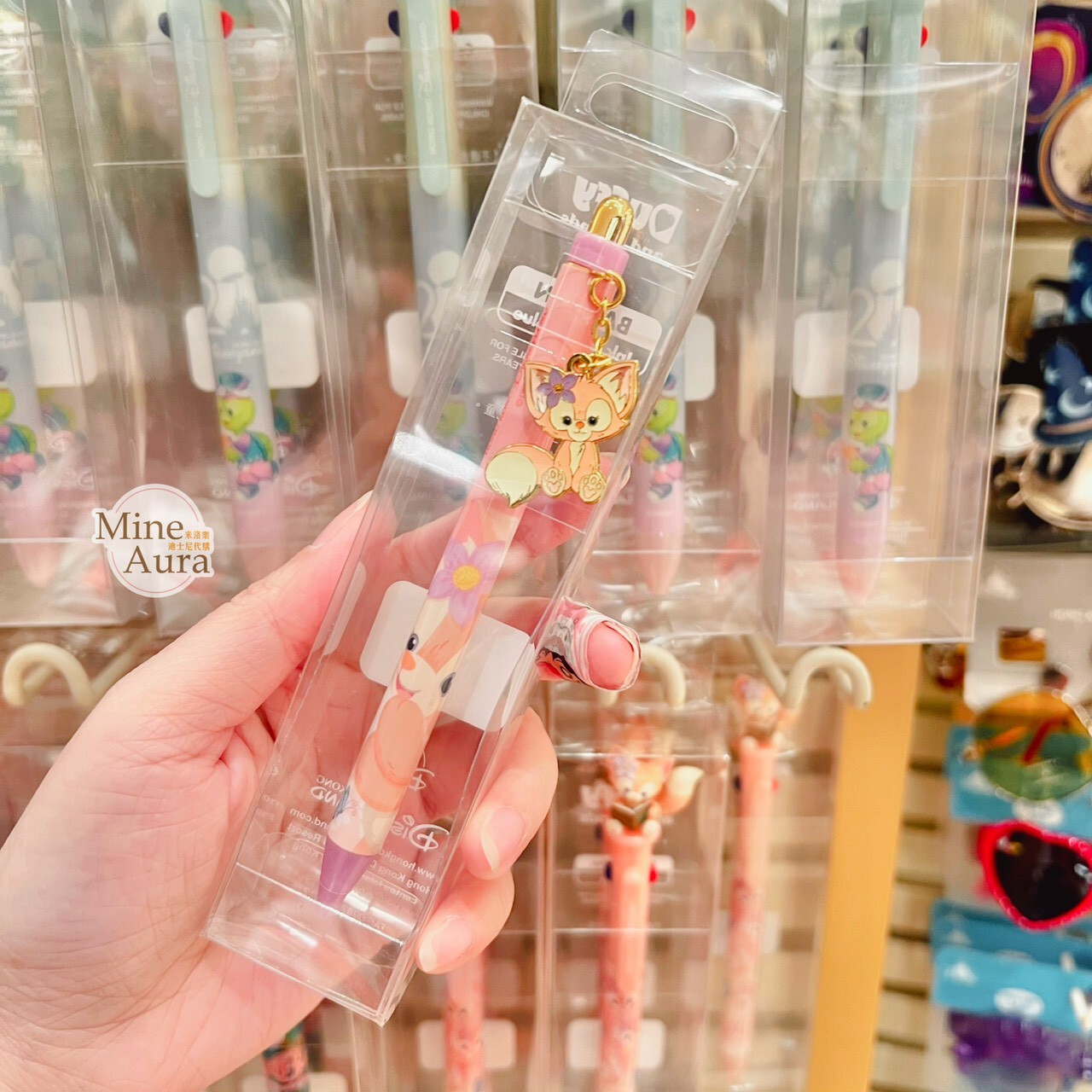 玲娜貝兒 Lina bell 金屬墜飾 圓珠筆 文具用品 -香港迪士尼樂園