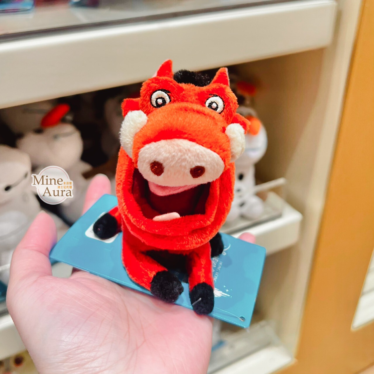 彭彭 磁鐵 坐肩 絨毛 娃娃 公仔 獅子王 The Lion King -香港迪士尼樂園