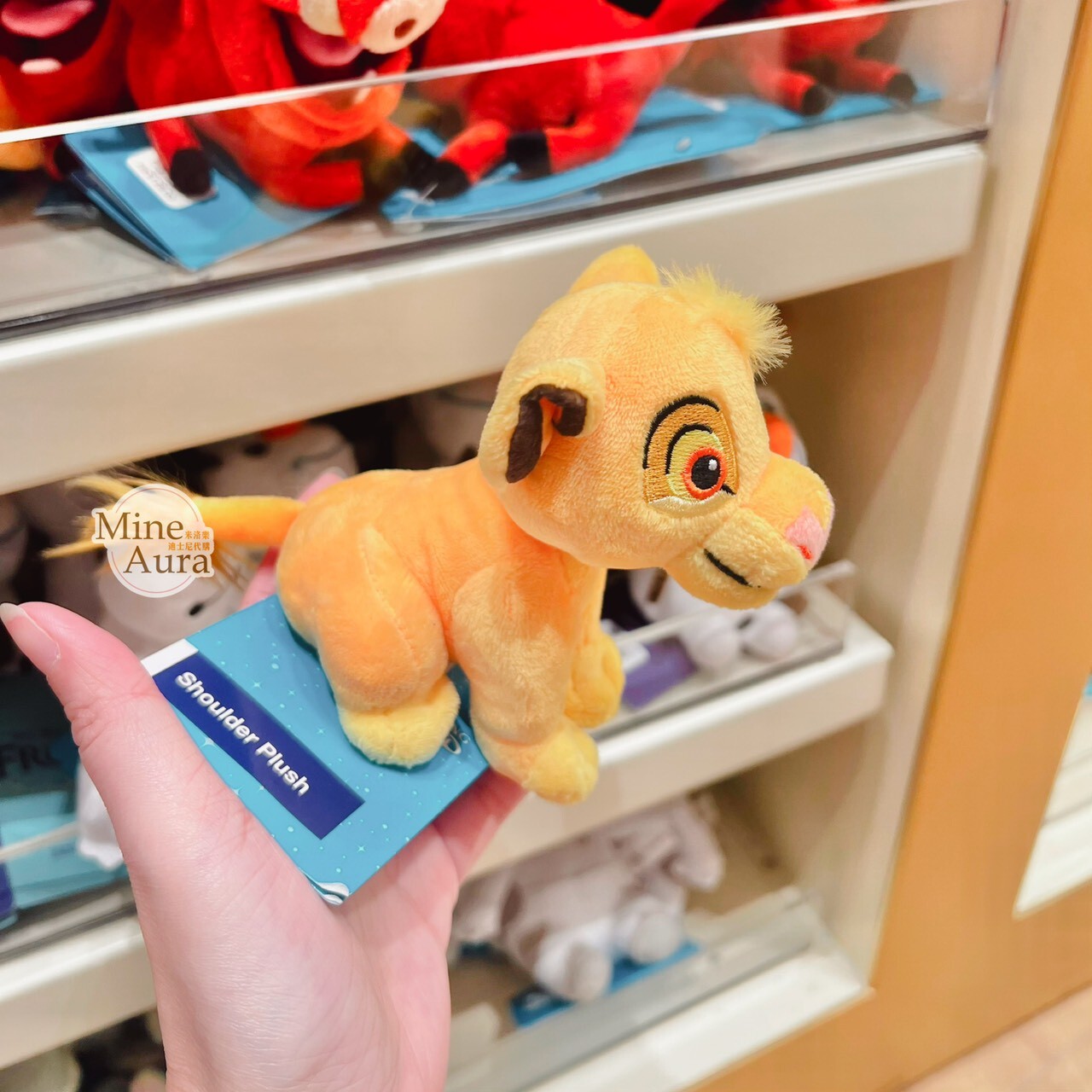 辛巴 Simba 磁鐵 坐肩 絨毛 娃娃 公仔 獅子王 The Lion King -香港迪士尼樂園