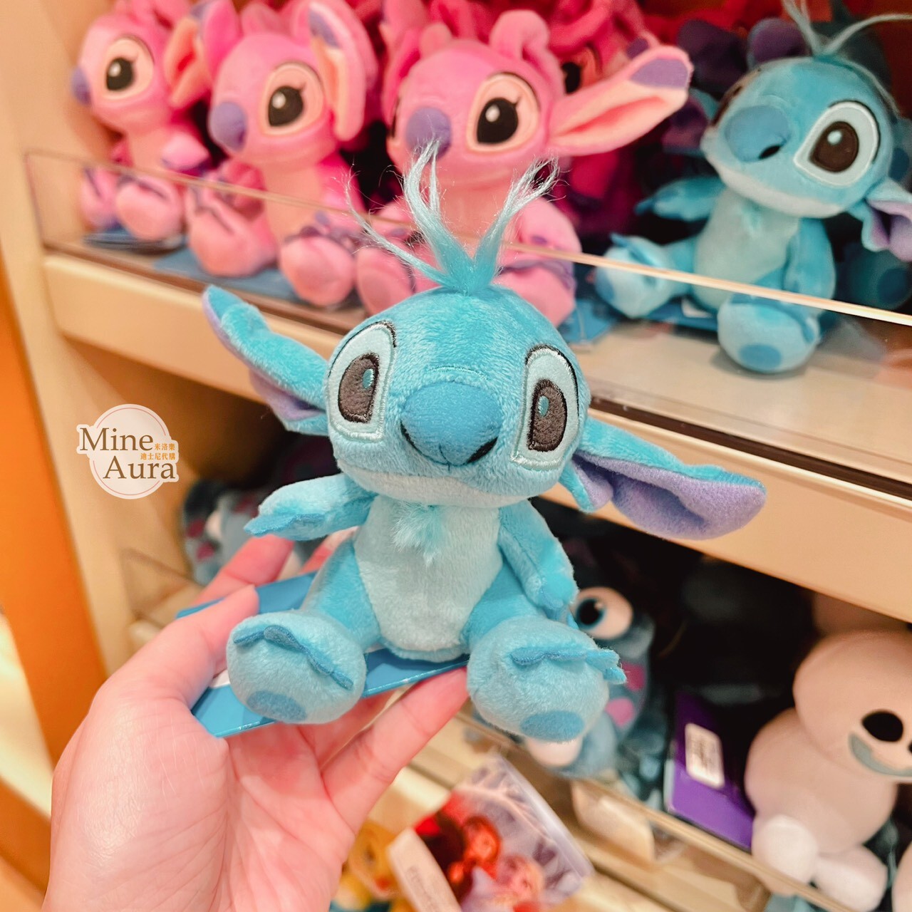 史迪奇 Stitch 磁鐵 坐肩 絨毛 娃娃 公仔 星際寶貝 Lilo & Stitch -香港迪士尼樂園