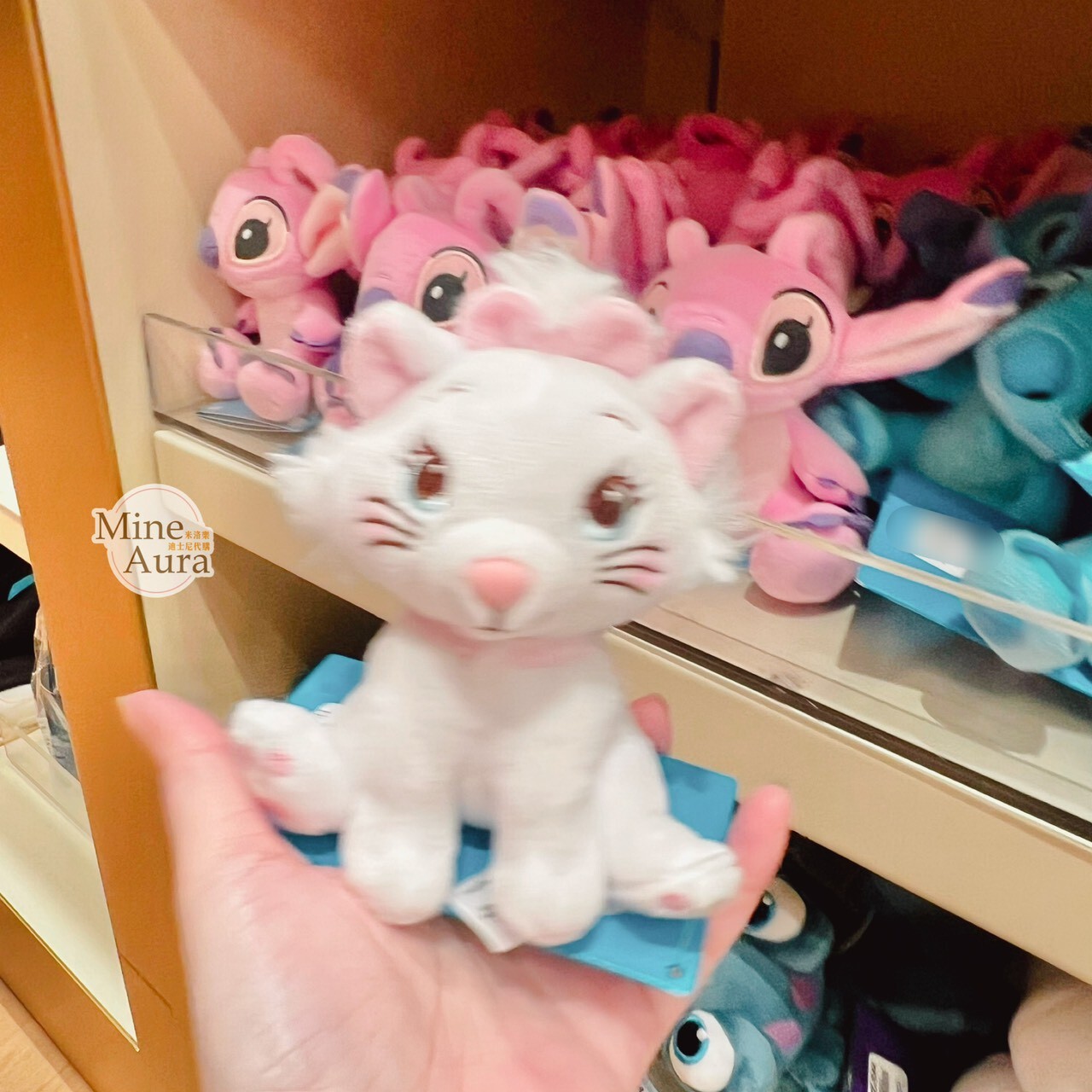 瑪莉貓 Marie 磁鐵 坐肩 絨毛 娃娃 公仔 貓兒歷險記 The Aristocats -香港迪士尼樂園