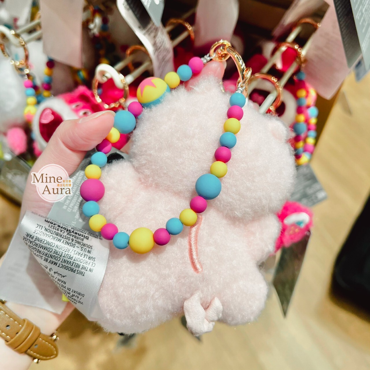 皮克斯 Pixar 玩心大發 系列 火腿豬 Ham 絨毛 鑰匙圈 吊飾 玩具總動員 Toy Story -香港迪士尼樂園