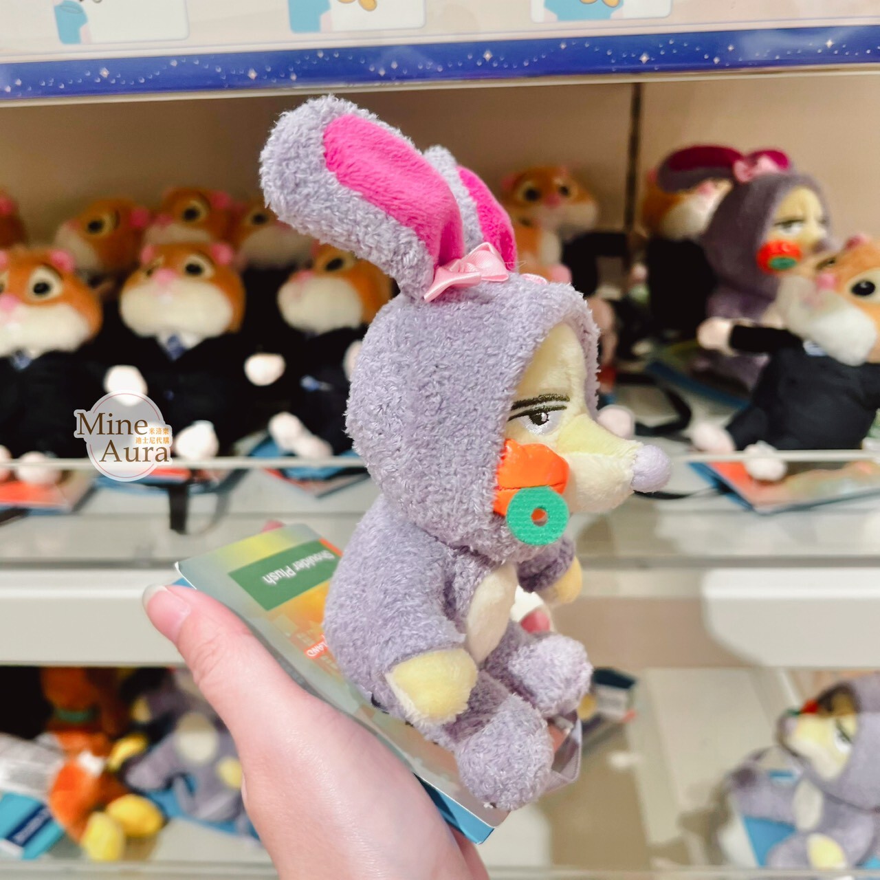 飛仔 Finnick 兔子裝 磁鐵 坐肩 絨毛 娃娃 公仔 動物方城市 Zootopia -香港迪士尼樂園