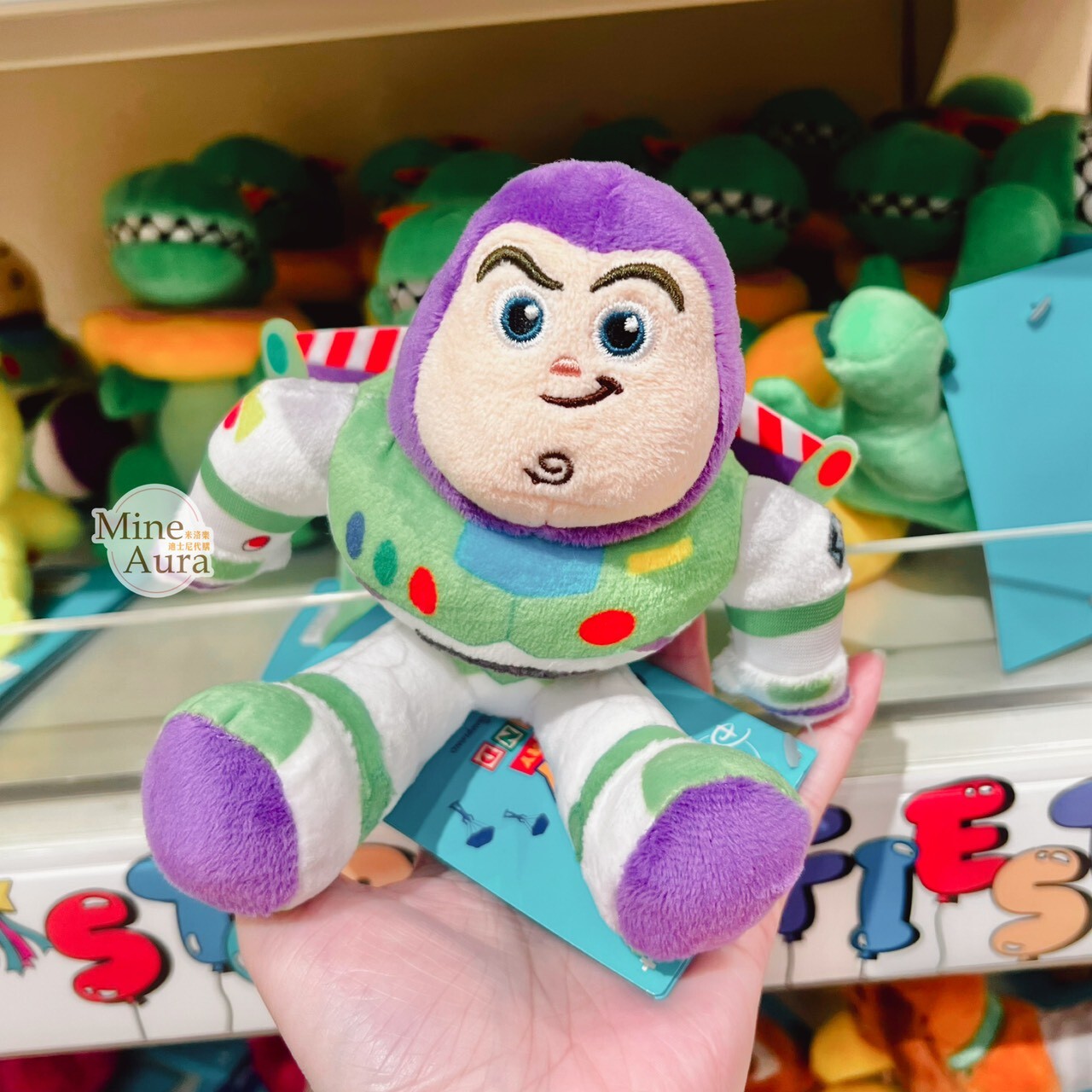 巴斯光年 Buzz Lightyear 磁鐵 坐肩 絨毛 娃娃 公仔 玩具總動員 Toy Story -香港迪士尼樂園