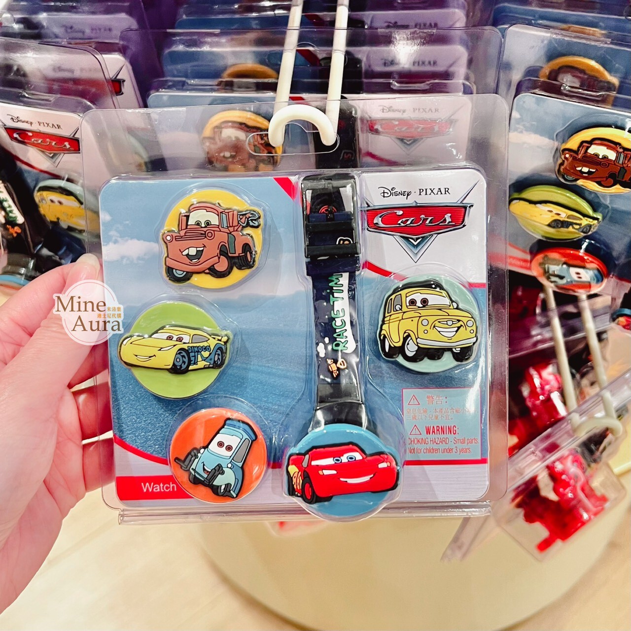 閃電麥坤 Lightning McQueen 造型 可換錶蓋 兒童 手錶 汽車總動員 Cars -香港迪士尼樂園