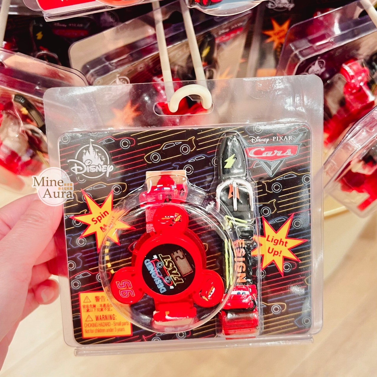 閃電麥坤 Lightning McQueen 圖案 造型 兒童 手錶 汽車總動員 Cars -香港迪士尼樂園