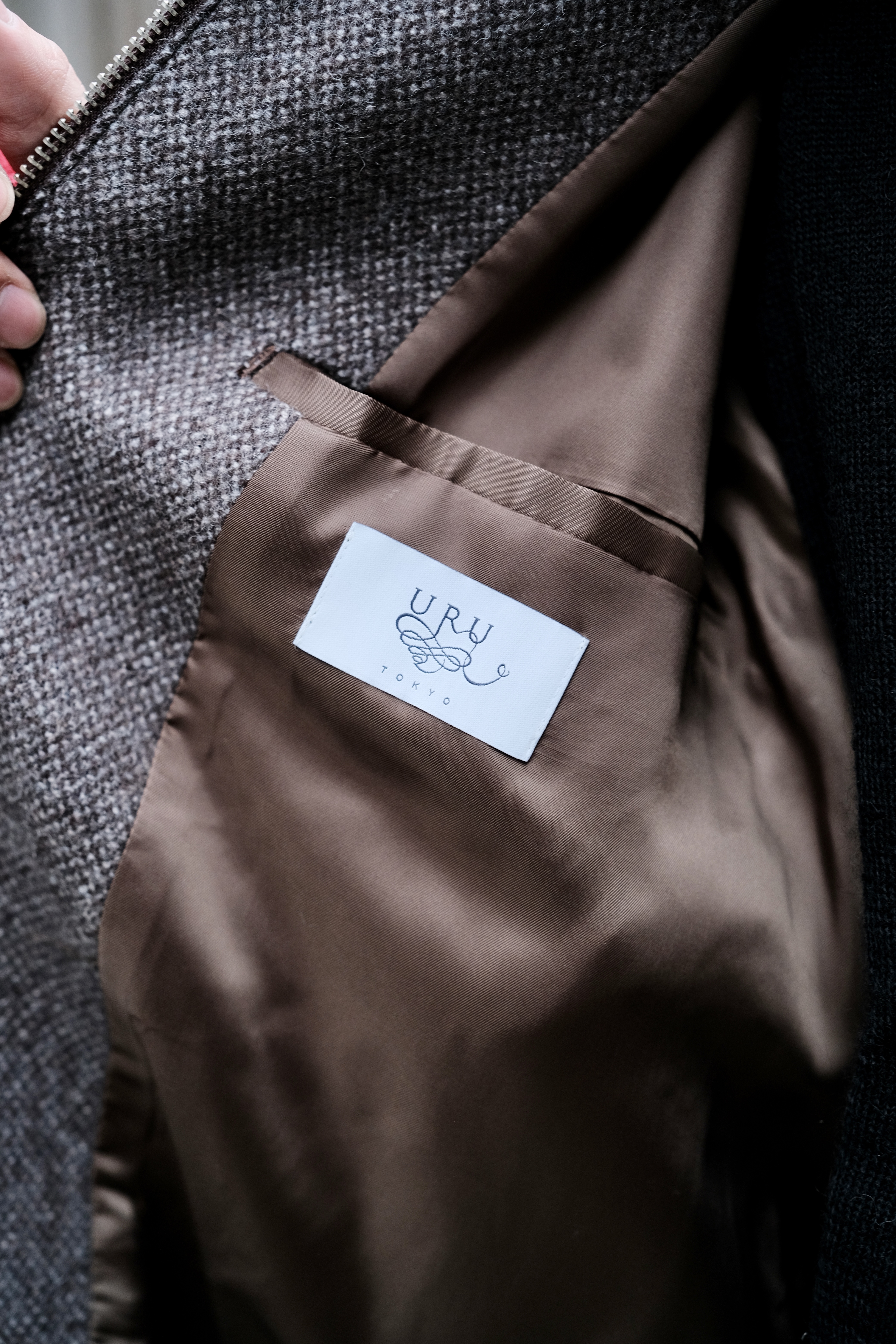 URU TOKYO - Zip up blouson / BROWN