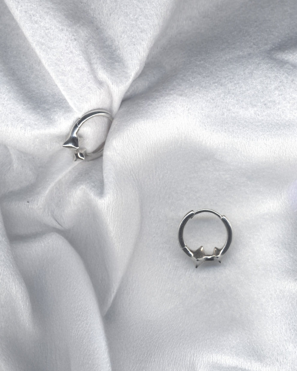 PROJ-ORNMNT 閃銀雙星環 (單支販售)