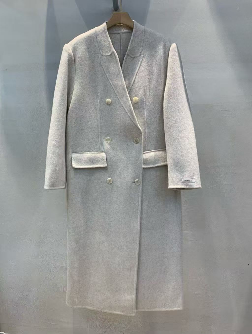 1L5417 雙排釦羊毛長外套 *特價* (優惠碼同充值購物金不適用)