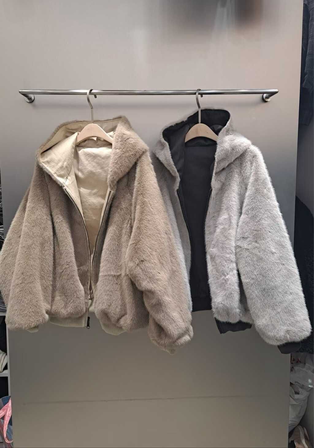 1L5423 雙面毛毛外套 *特價* (優惠碼同充值購物金不適用)