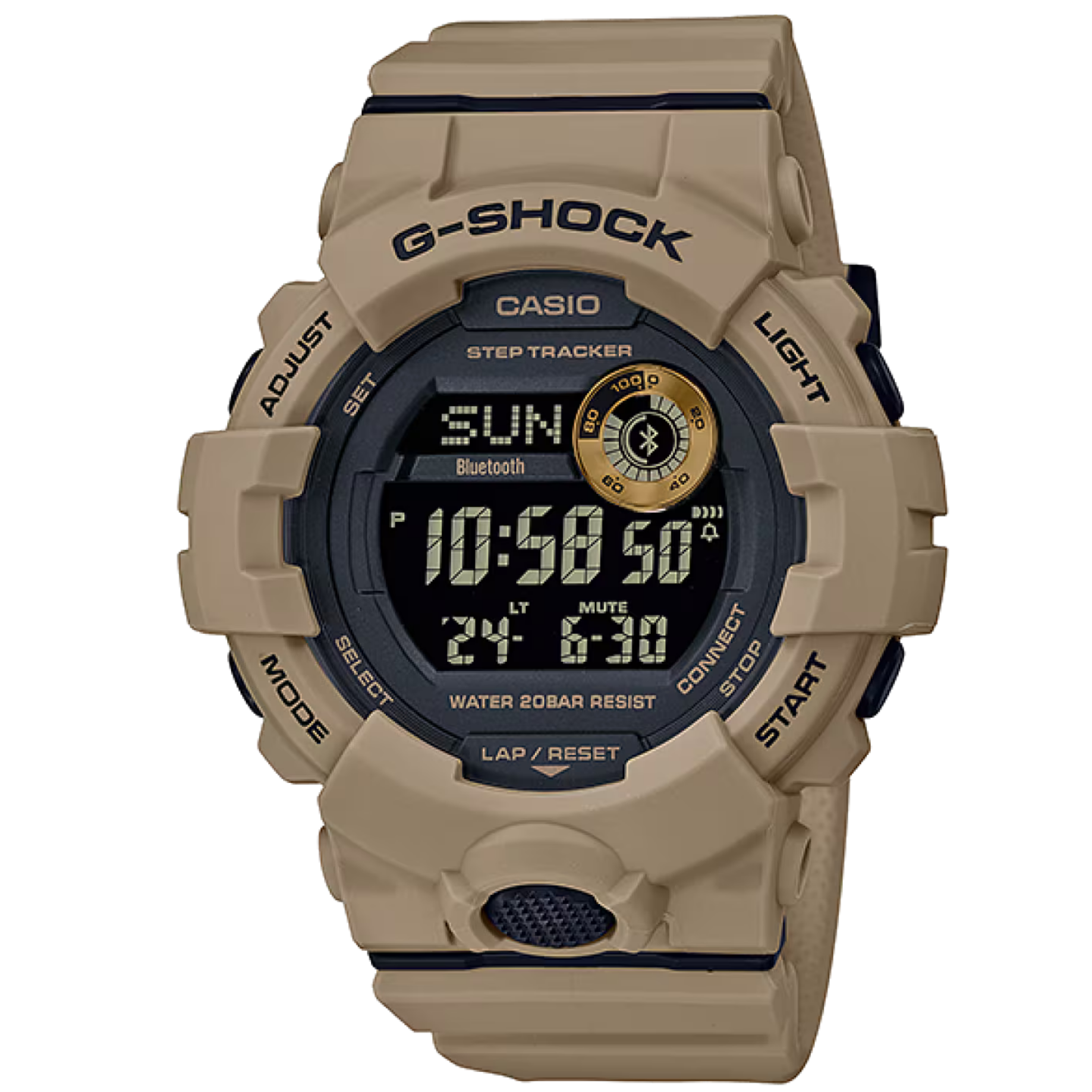 【CASIO 卡西歐】G-SHOCK 展現都市街頭風格 G-SQUAD系列 多功能耐衝擊 電子錶 手錶 GBD-800UC-5