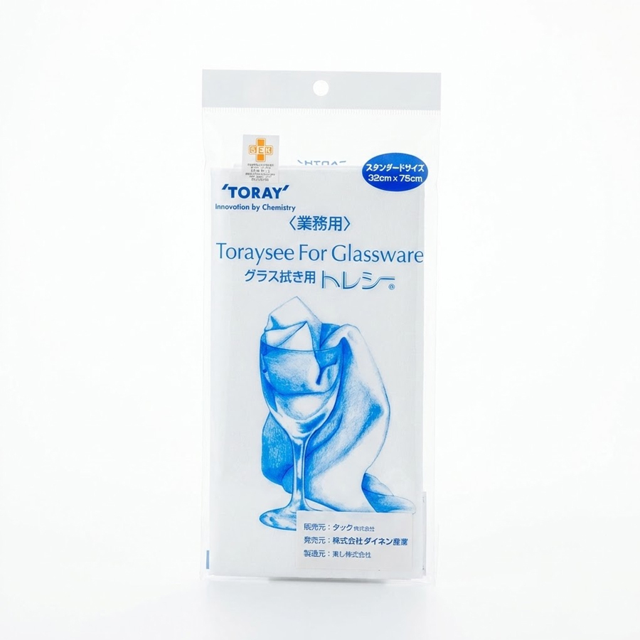 TORAY 東麗 Toraysee 玻璃器皿專用擦拭布（業務用）