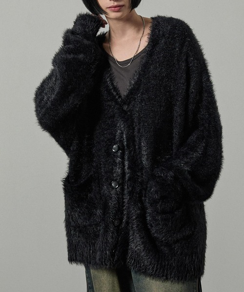 日本🇯🇵連線 MONO-MART X Alfred Alex 寬鬆毛絨針織開襟衫 男女可穿 針織衫 開襟衫 毛絨 外套 寬鬆 外搭 6色(任買兩件711免運)/預購