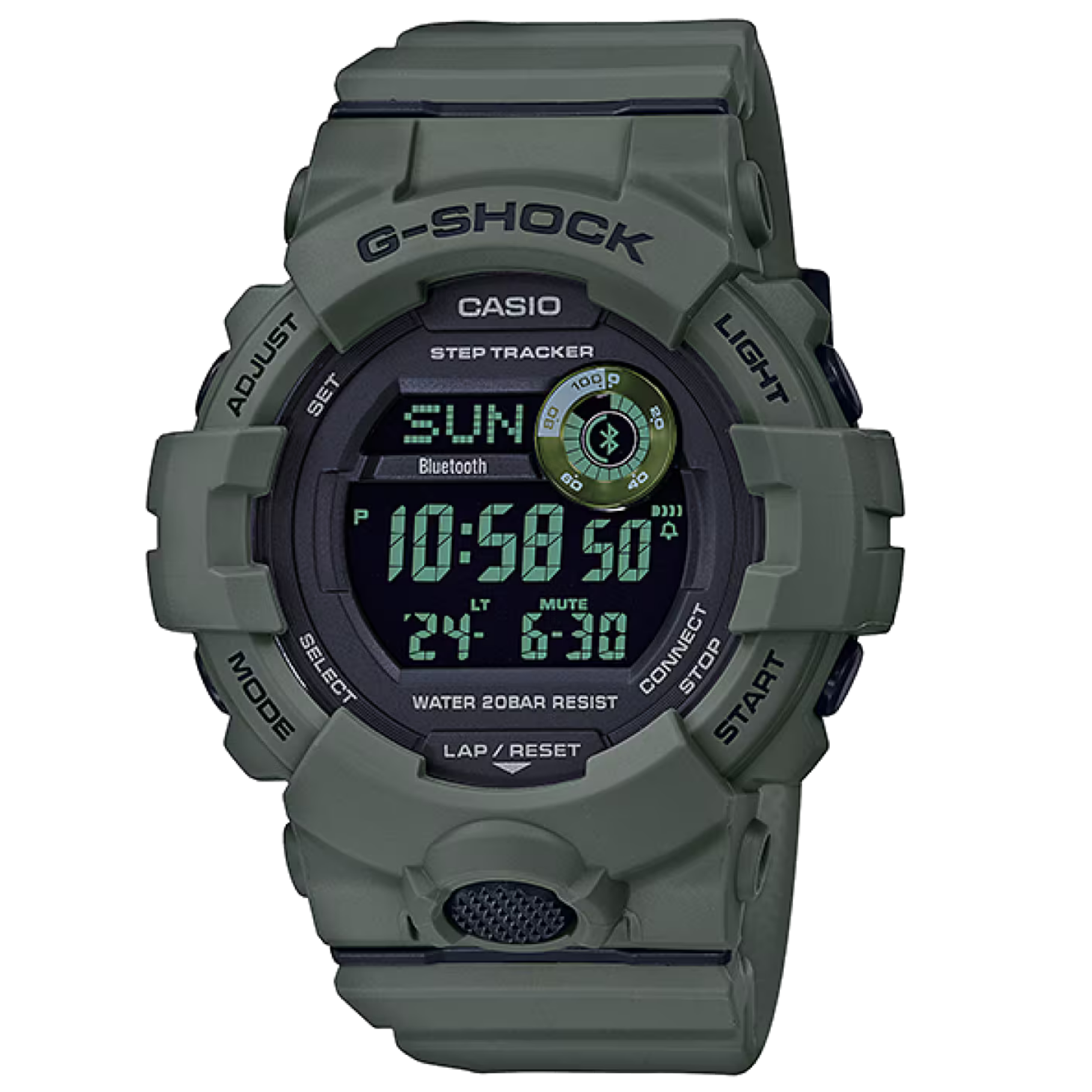 預購款【CASIO 卡西歐】G-SHOCK 展現都市街頭風格 G-SQUAD系列 多功能耐衝擊 電子錶 手錶 GBD-800UC-3