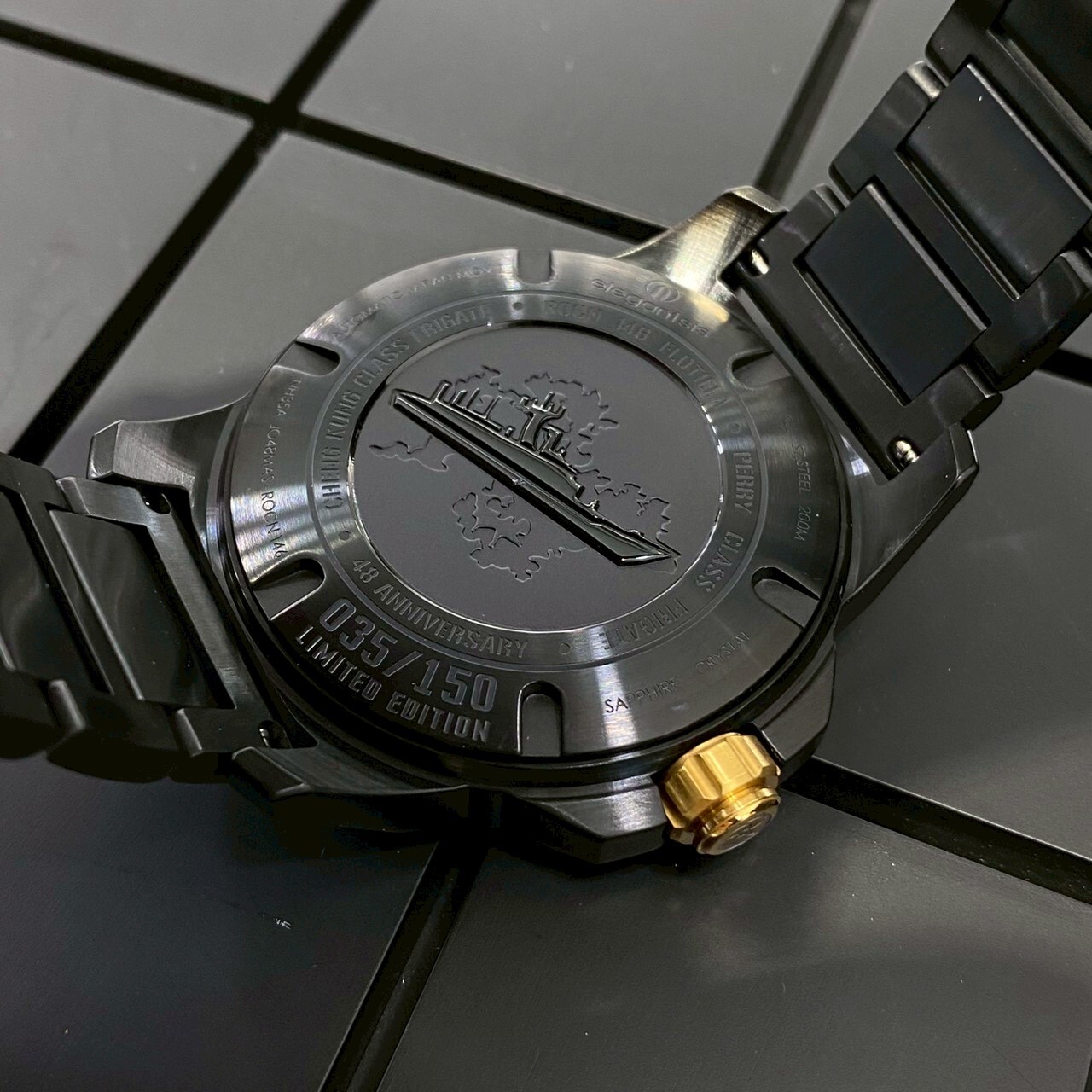 【elegantsis】愛樂時 中華民國海軍146艦隊-限量錶JO48MAS-NB01 45.5mm 現代鐘錶