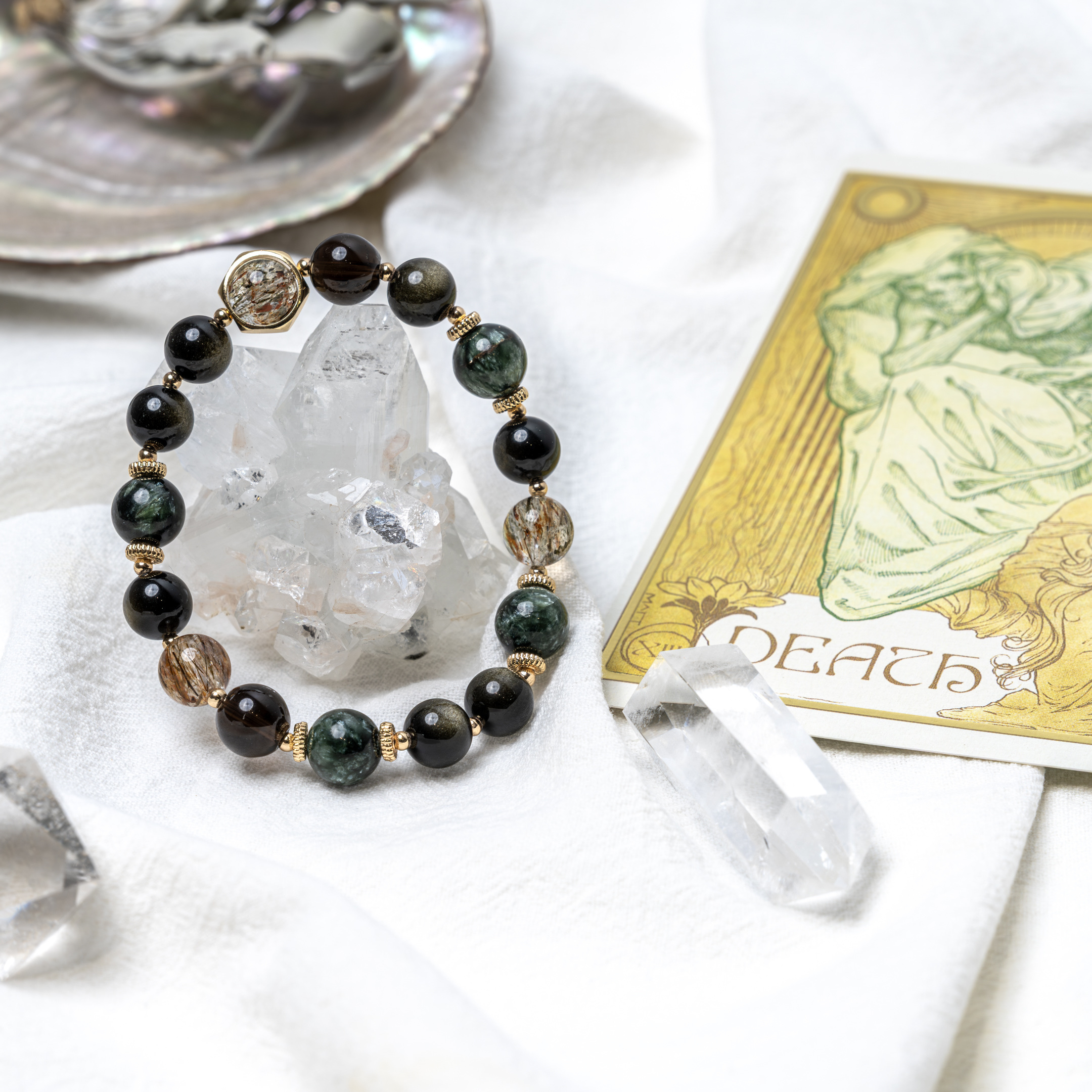 死神之年｜蛻變、機會、新生｜綠龍晶·黑金超七·黑曜石