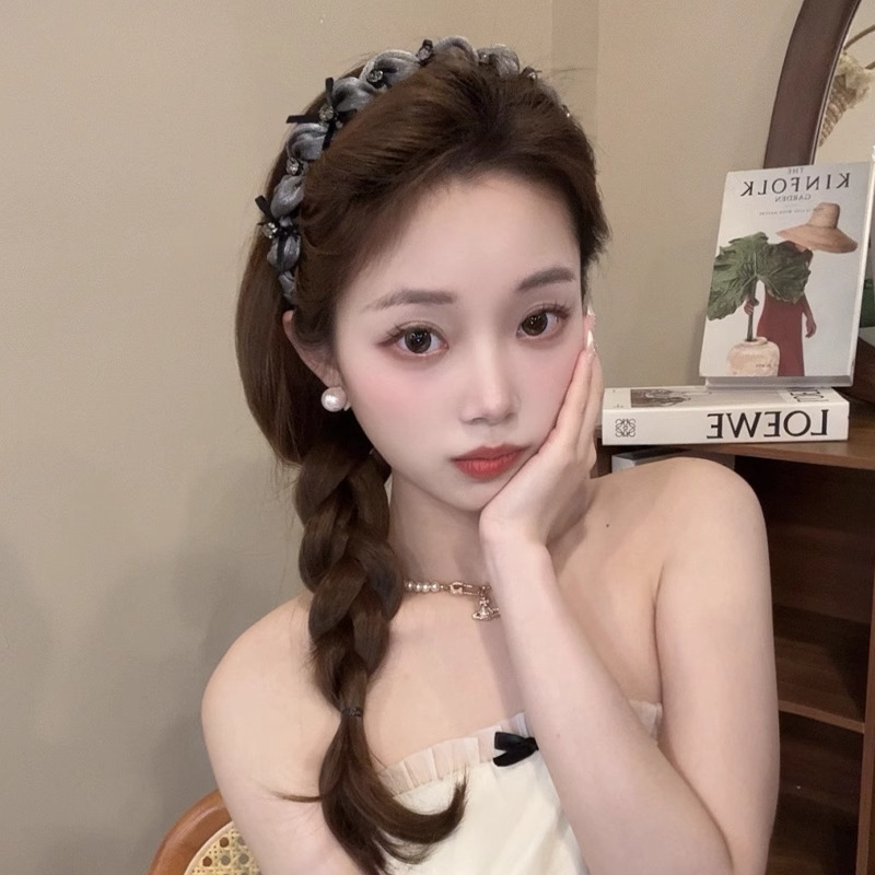 [2 FOR RM10] Rhinestone Wrapped Anti-Slip Tooth Headband