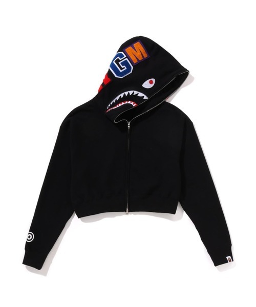 『日本連線中』2025AW A BATHING APE BAPE SHARK CROPPED FULL ZIP HOODIE 鯊魚 外套 1L80215011