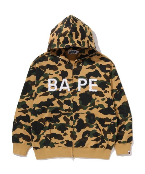 『日本連線中』2025AW A BATHING APE BAPE 1ST CAMO BAPE LOGO RHINESTONE RELAXED FIT FULL ZIP HOODIE 外套 1L80115310