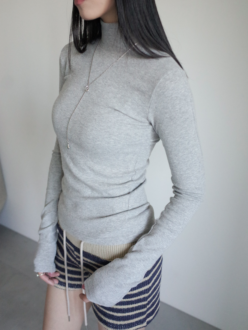 casual teardrop ball chain necklace