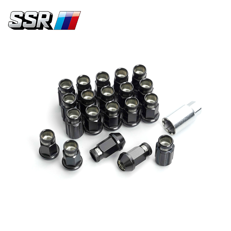 SSR 17HEX 鋁圈防盜螺絲組 尾貫通型鋁圈螺帽