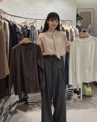 2B5425 領帶款肌理感恤衫 *特價* (優惠碼同充值購物金不適用)