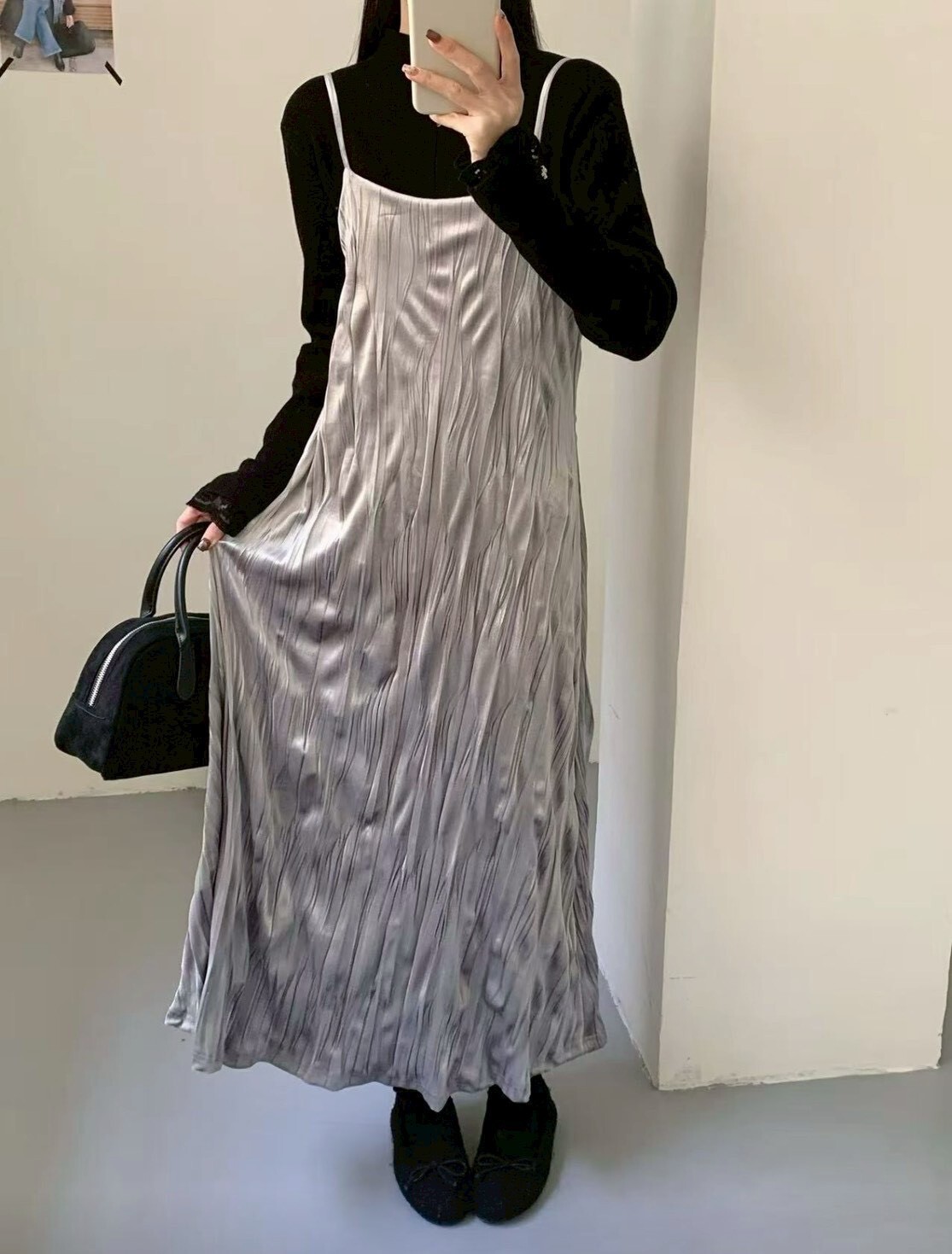 波光粼粼最美吊帶洋裝 3colors