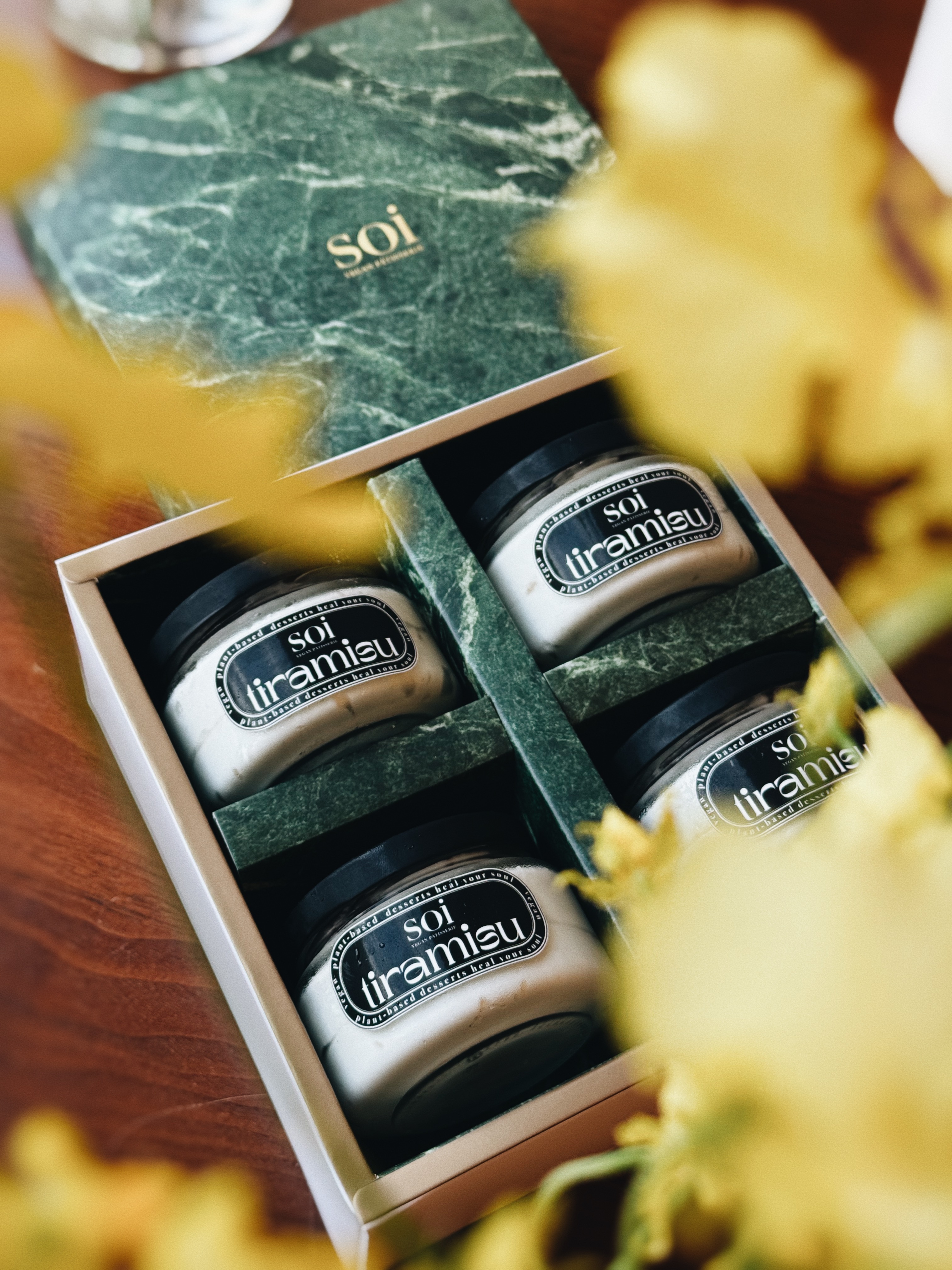 Vegan Tiramisu Jar Cake