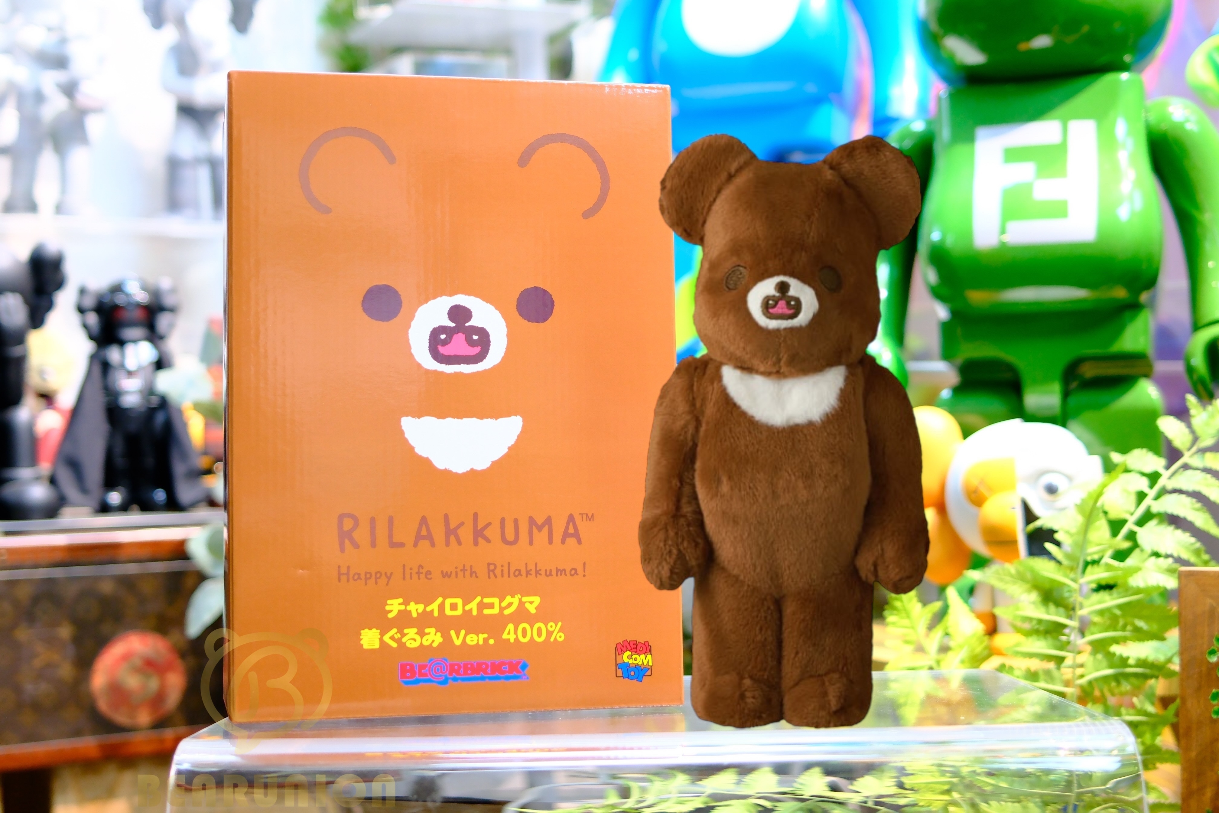 🎏預訂🎏Bearbrick 400% 着ぐるみVer.チャイロイコグマ Rilakkuma