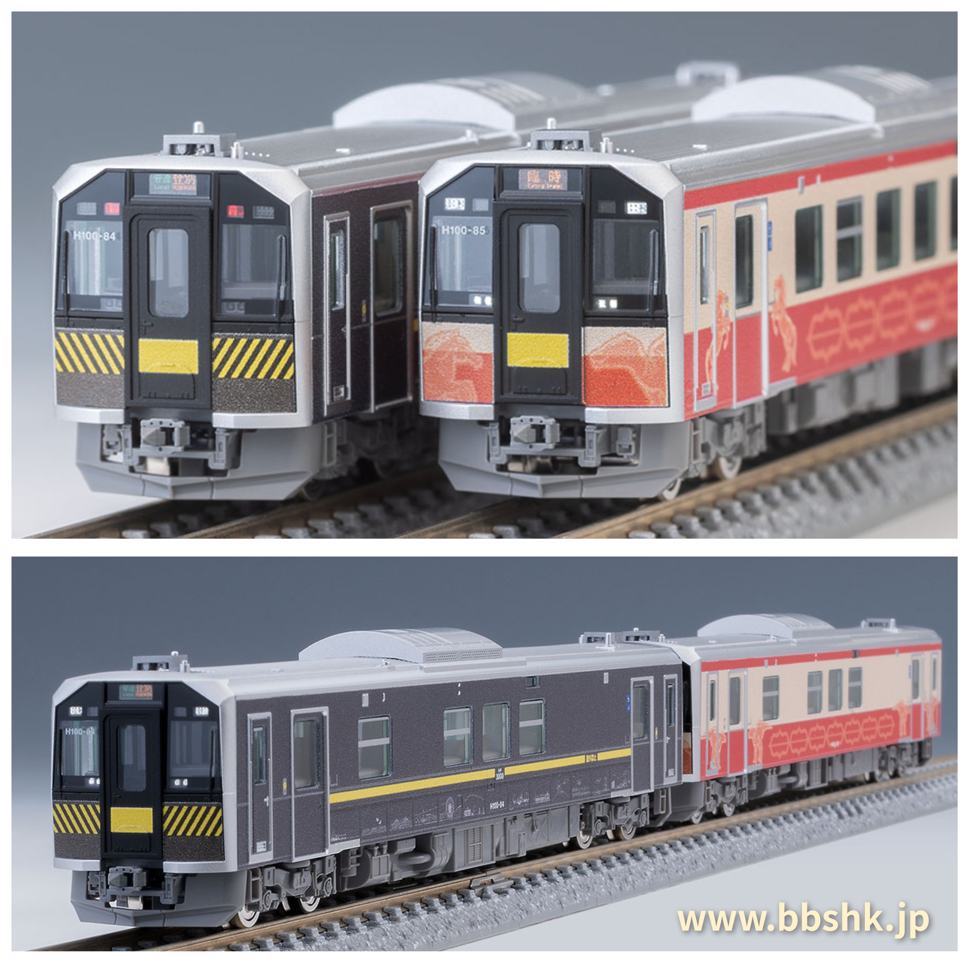 TOMIX 98138 JR H100形(室蘭線・日高線ラッピング車) 2両