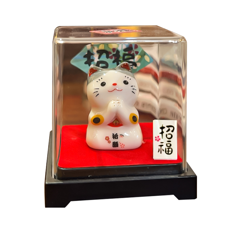 0119gz362-招財貓-彩繪祈願招財貓（盒子貓）（B48）