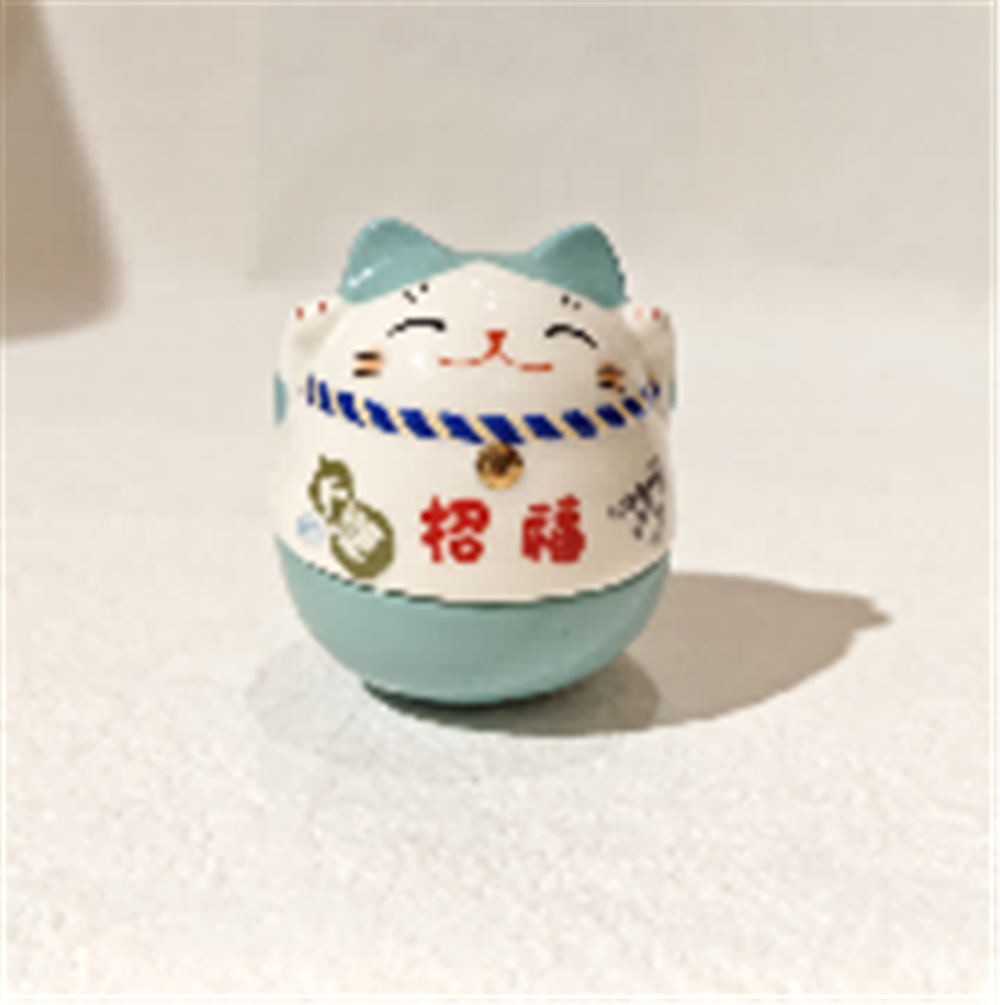 0119gz334-招財貓-彩繪招福不倒翁（小）（B20）