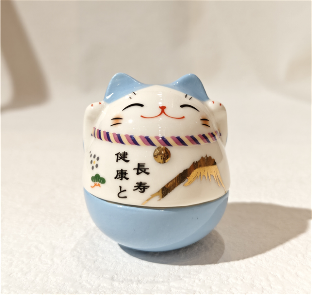 0119gz336-招財貓-彩繪健康不倒翁（小）（B22）