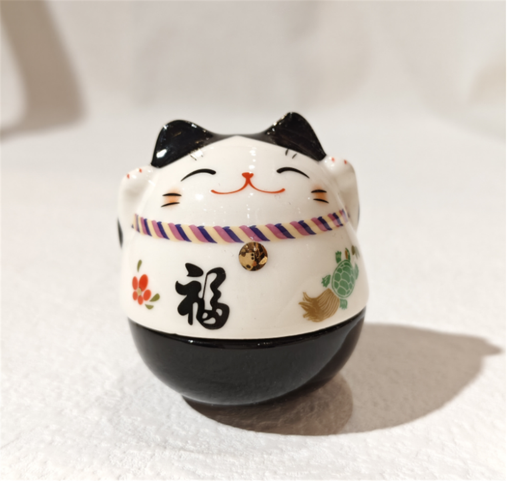 0119gz339-招財貓-彩繪萬福不倒翁（小）（B25）