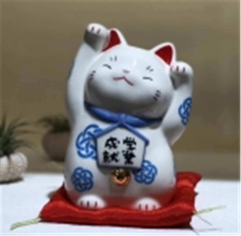 0119gz351-招財貓-彩繪學業成就招財貓（B37）