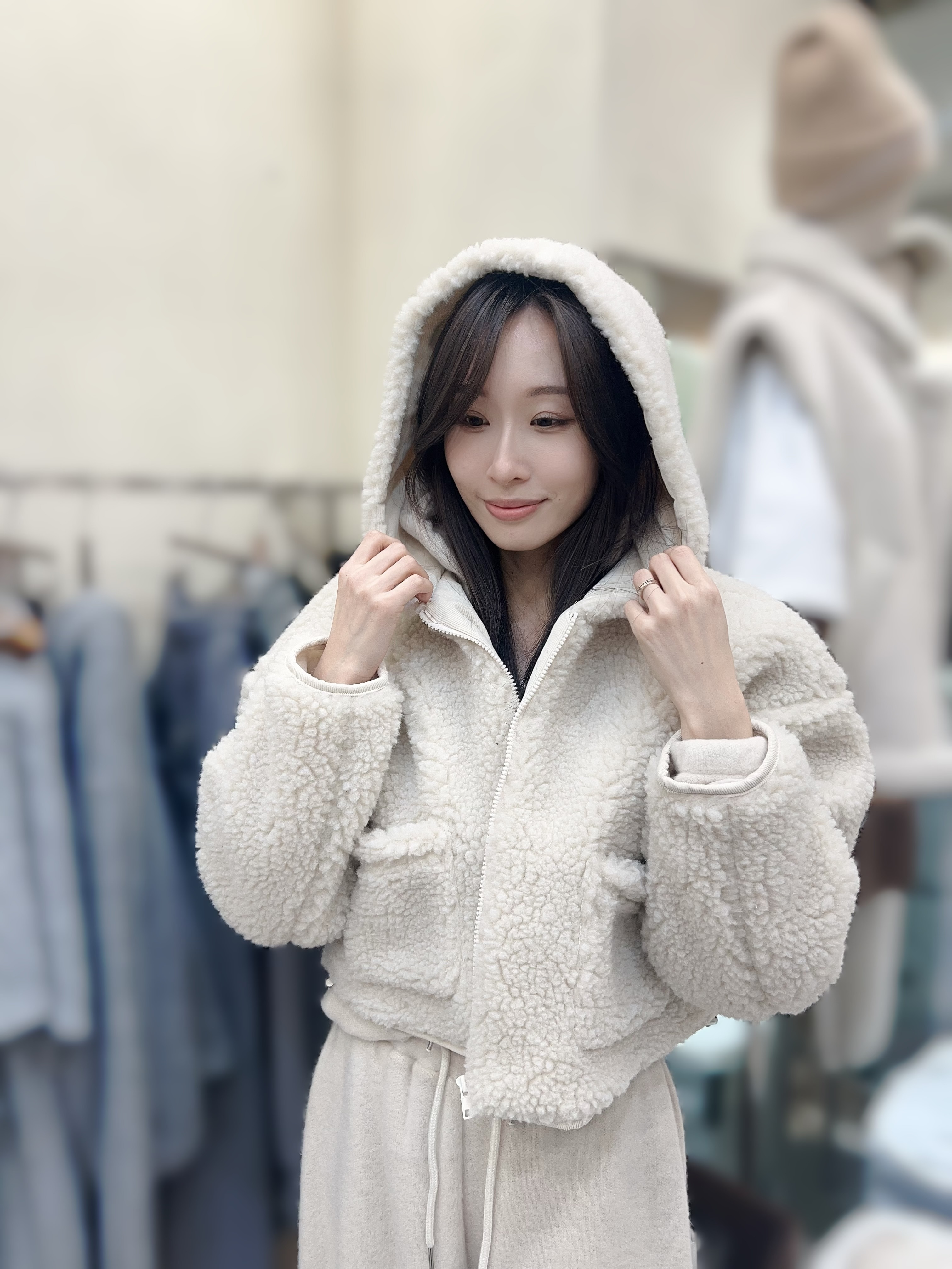 BN04   羊羔毛隔綿 胸51長 20[一口價]999