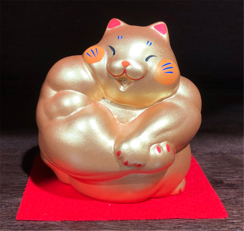 0119gz419-招財貓-金巨臂招財貓‖大•挽手（B105）