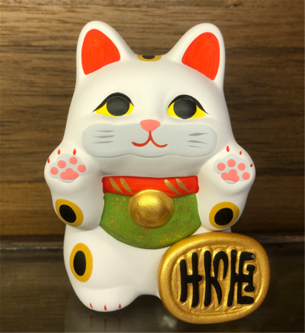 0119gz422-招財貓-千萬兩納財貓•白（B108）