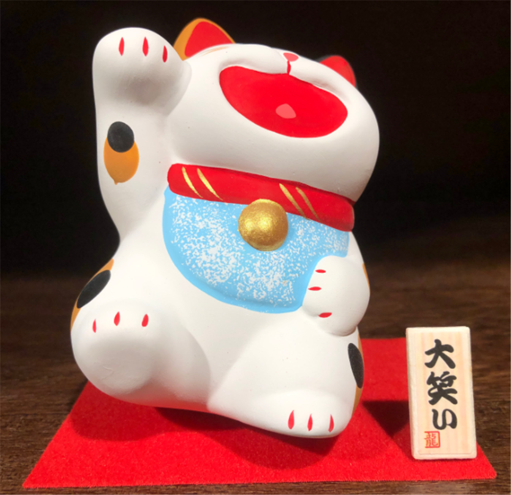 0119gz436-招財貓-大笑好運貓 •三色（B122）