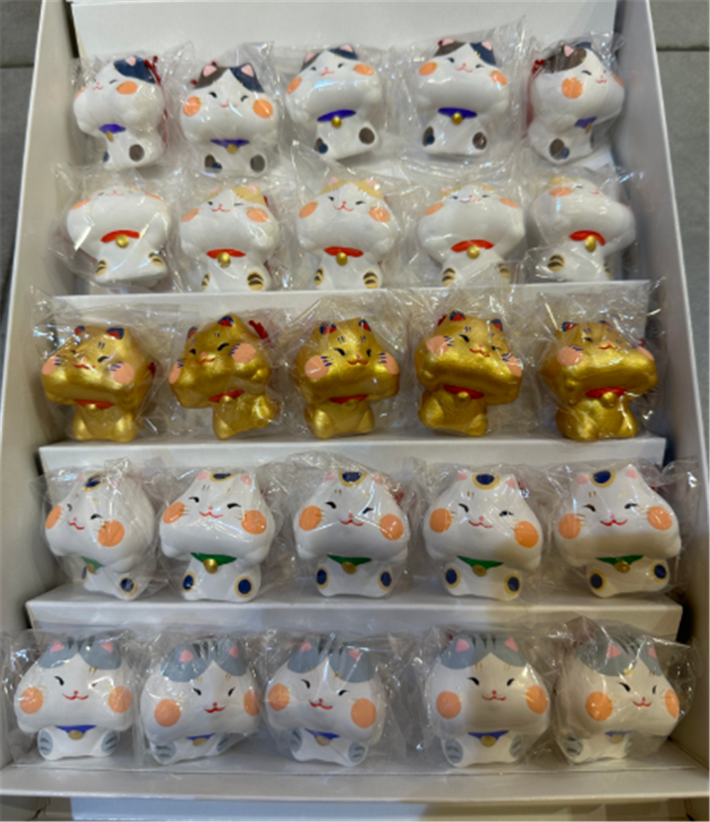 0119gz460-招財貓-萌趣福貓（25套組拆單個）（B146）