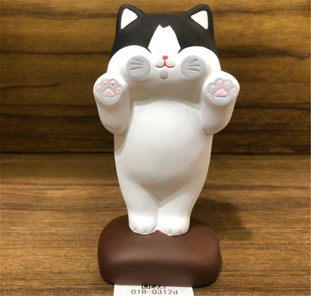 0119gz473-招財貓-大趴窗來財貓（黑）（B159）