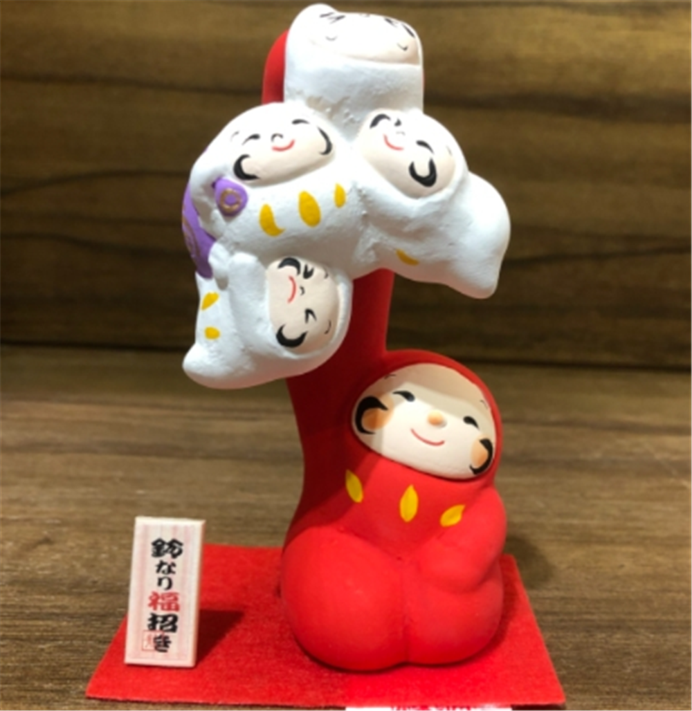 0119gz478-招財貓-好運招來達摩（B164）